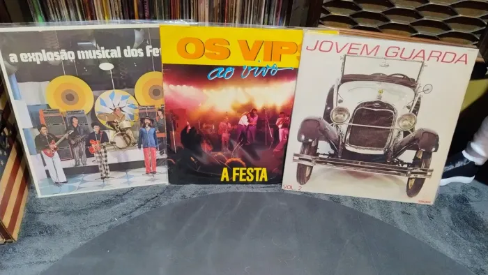 Lote discos jovem guarda, os Vips e Fevers