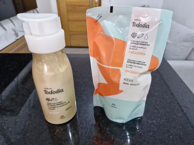 Hidratante natura macadamia com refil