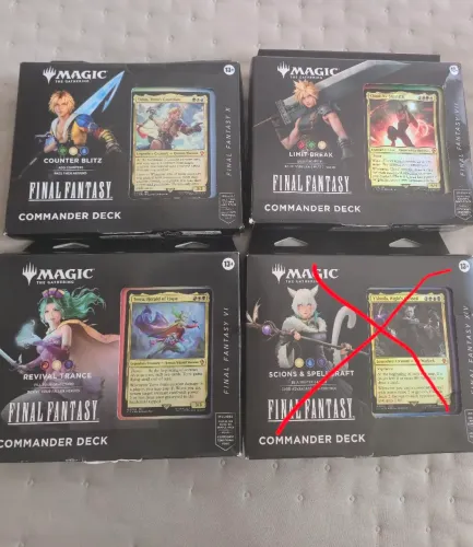Decks Commander Final Fantasy - Magic the Gathering - LEIA A DESCRIÇÃO