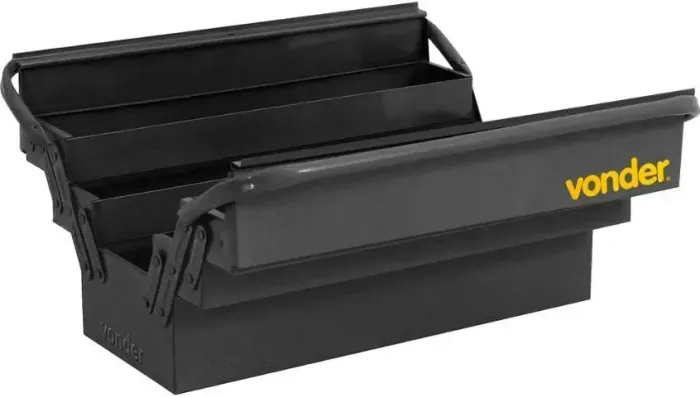 Caixa Metálica Sanfonada para Ferramentas com 5 gavetas 50,0 cm x 19,0 cm x 20,0 cm