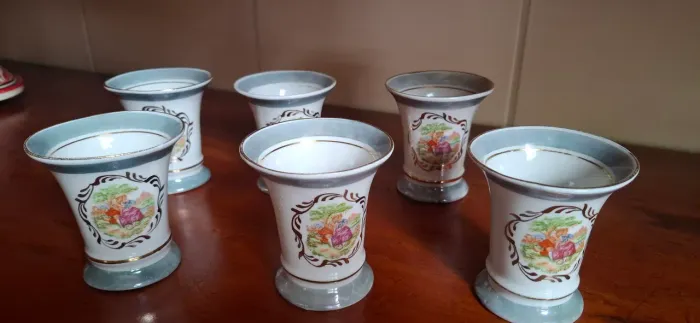 Jogo copos porcelana