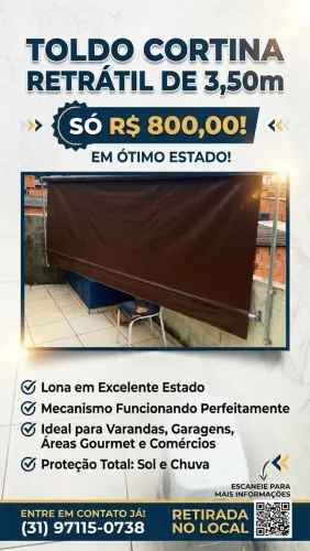Vendo toldo 3,50 metros
