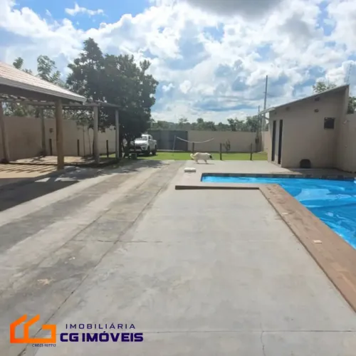 Rancho com 600m², piscina, área gourmet no Parque Atlântico em Campo Grande - MS