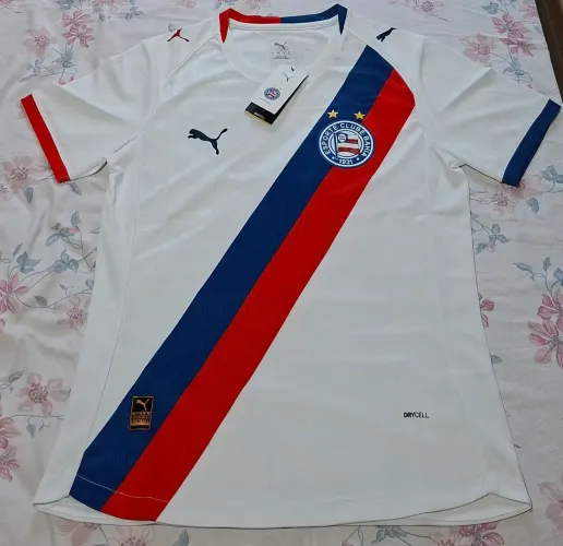 Camisa Bahia mod. 2026 versão jogador branca tam. M masculina
