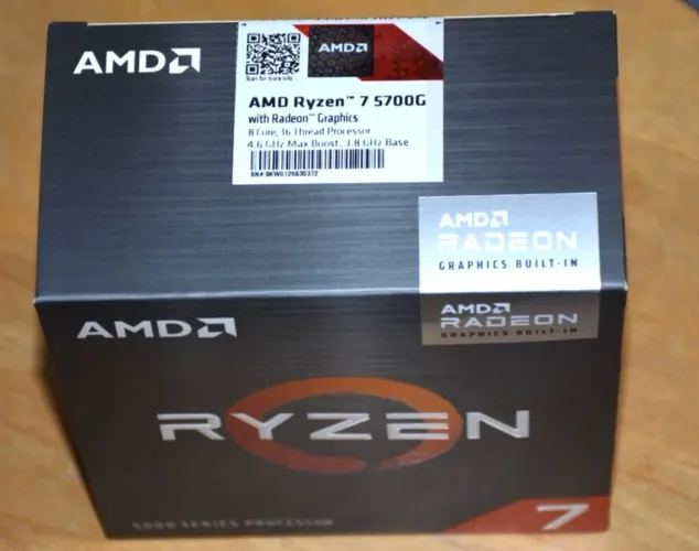 Ryzen 7 5700G | 8C/16T | Excelente Estado | AM4 | Caixa + Cooler