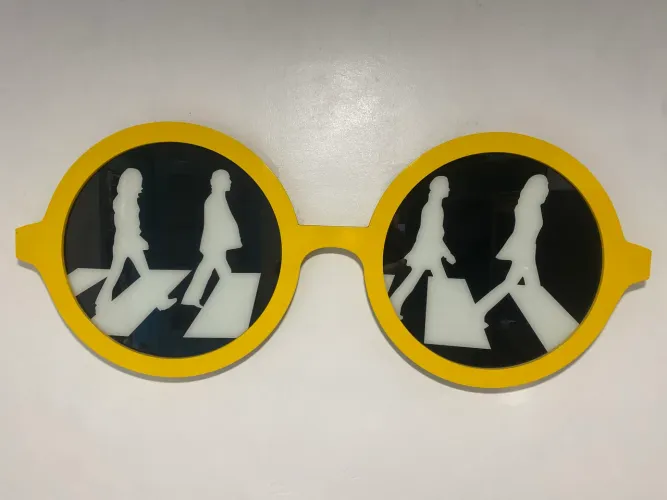Quadro decorativo Beatles Óculos