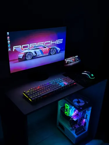 PC Gamer Completo Ryzen 5 RX 580 8GB SSD 1TB Monitor 24? 100Hz