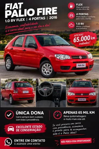 Fiat Palio Celebration 1.0 Fire Flex 8V 4P 2016
