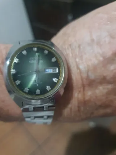 Seiko 5 actus funcionando normalmente todo em aço inox