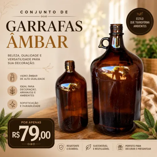 Garrafas decorativas 