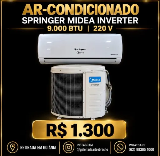Ar condicionado Midea 9 mil Btu Inverter