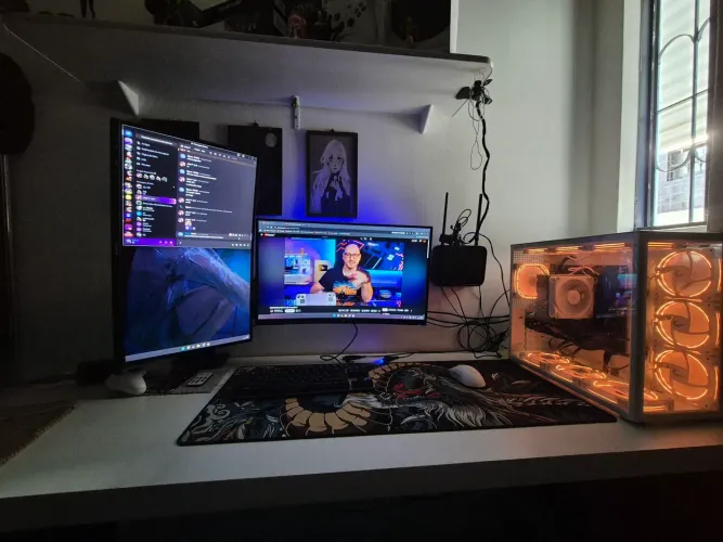 PC Gamer Completo - Ryzen 5700x3D+RX 6700 XT | 32GB | Setup Completo