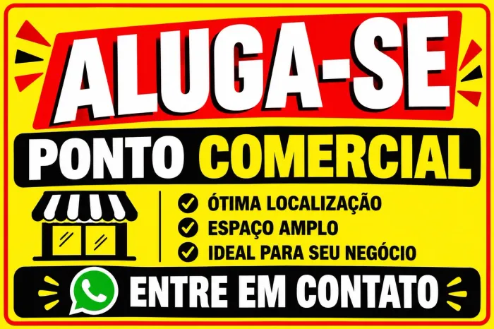 PONTOS COMERCIAIS DISPONÍVEIS PARA ALUGUEL