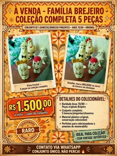 Coleção bonecos antigos