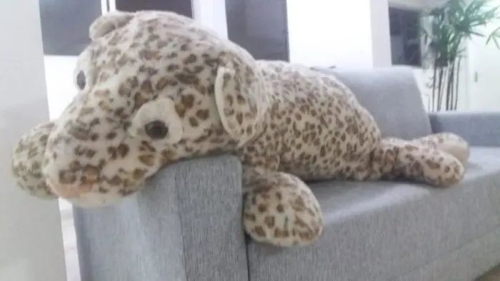 Onça Pintada de Pelúcia Gigante