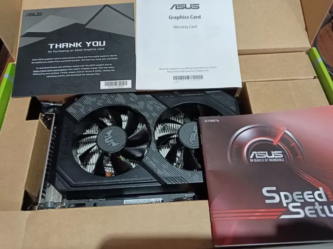 Placa de vídeo GTX 1650 TUF GAMER DDR5 4GB / Nova na Caixa