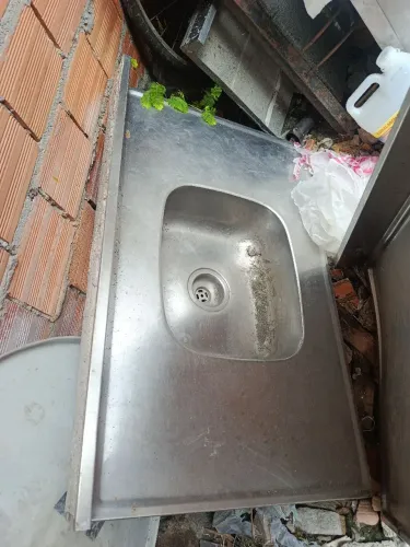 Pia em inox