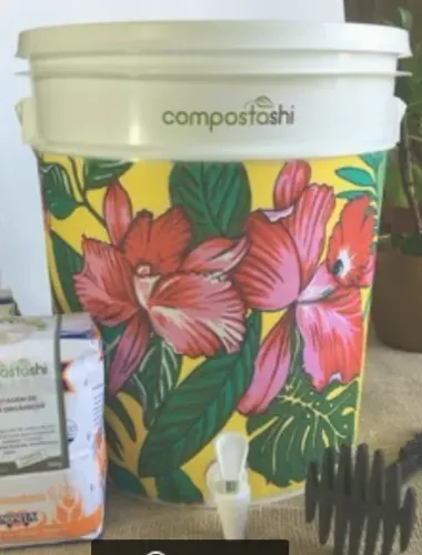 Composteira em balde - Bokashi