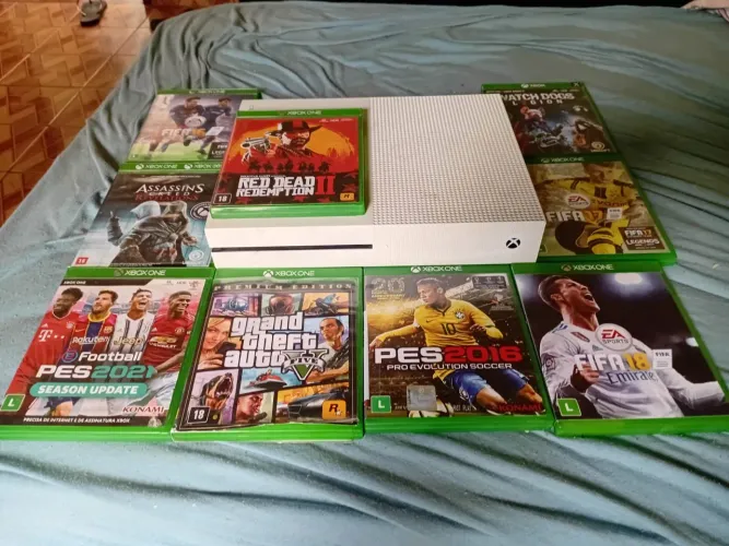 Xbox One S 1T +10 jogos