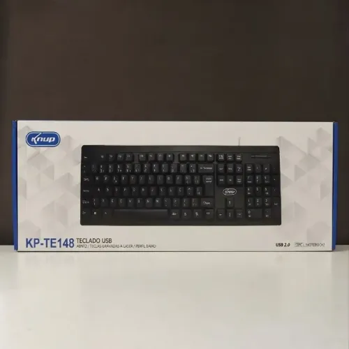 TECLADO COM FIO KNUP - FAÇO ENTREGA