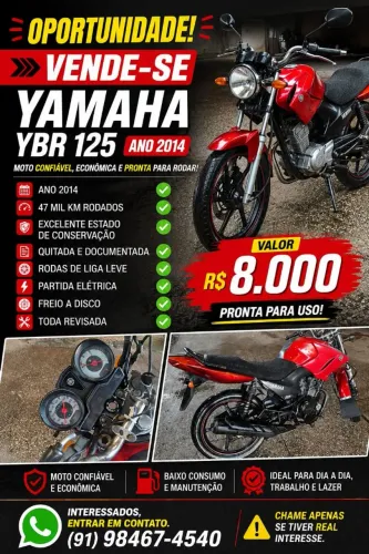 Moto Yamaha ybr 125