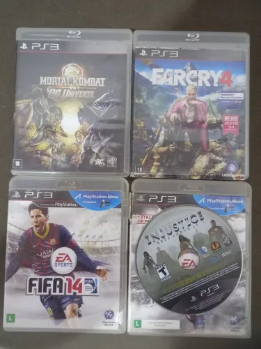 Jogo de PS3 cinco jogo por 90