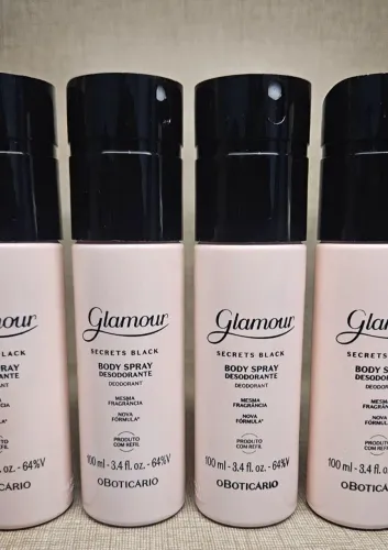Body Spray Glamour secrets black 100ml