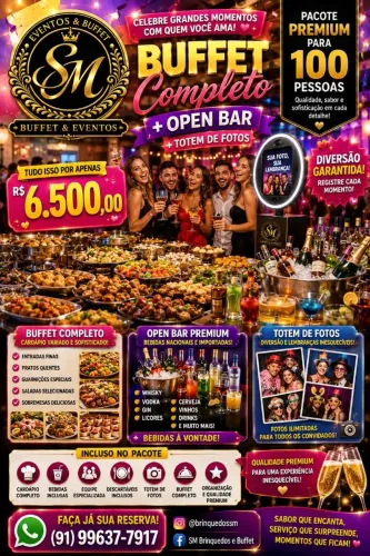 pacotes de buffet