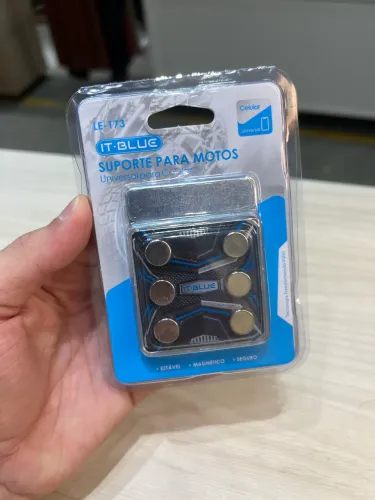 Suporte de Celular P/ Moto Magnético Seguro e Estável
