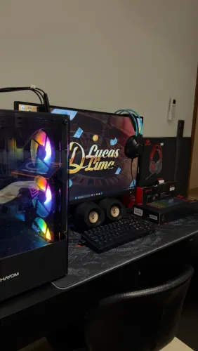 PC GAMER - Ryzen 5 4600G + RX 580 4GB + kit Redragon