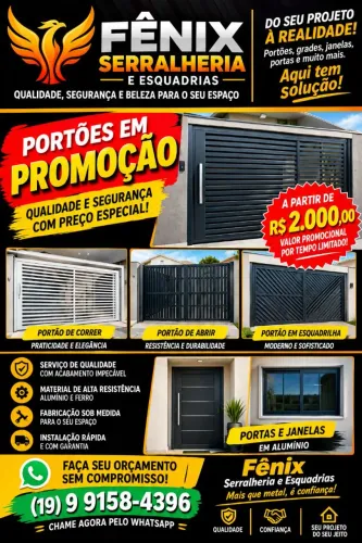 Portões em aço