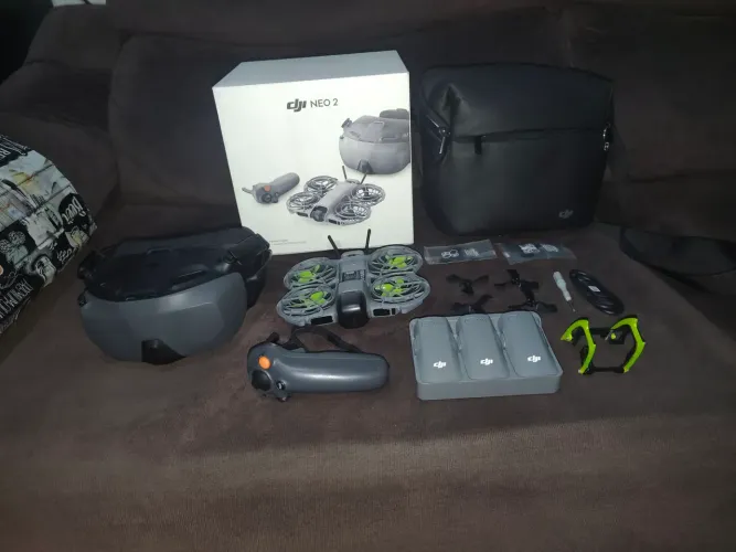Drone FPV DJI neo 2 combo novinho completo