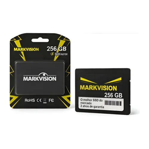 - SSD 256GB NOVO MARKVISION - SATA - GARANTIA DE UM ANO - AEE INFO