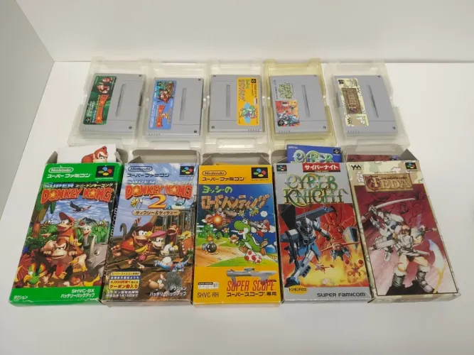 Lote jogos originais Super Famicom