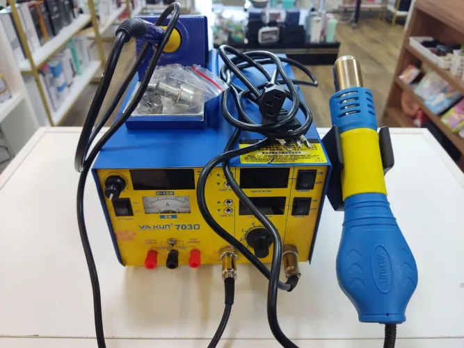 Estação de solda e retrabalho Yaxun 703D 110V (nova de mostruário s/caixa)