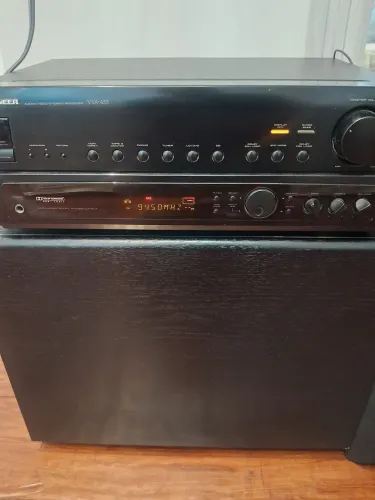Vendo receiver pioneer mol.vsx455 com caixas funcionando perfeitamente bem comsevado 