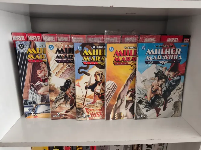 A Saga da Mulher Maravilha vol 1 a 5