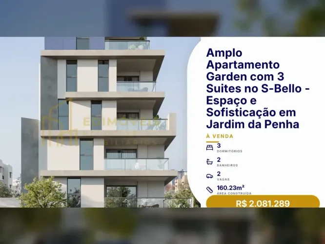 Apartamento Garden em Jardim da Penha - Onde o Conforto Encontra a Natureza