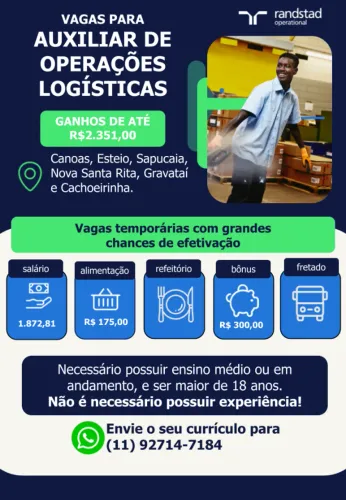Auxiliar de Operação Logística - KN/Amazon