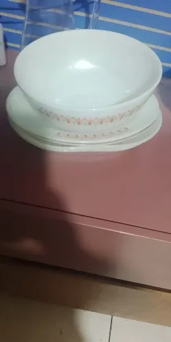 Vendo kit de seis pratos da vovó para jantar modelo antigo novo