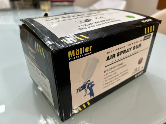 Pistola de pintura automotiva profissional Moller