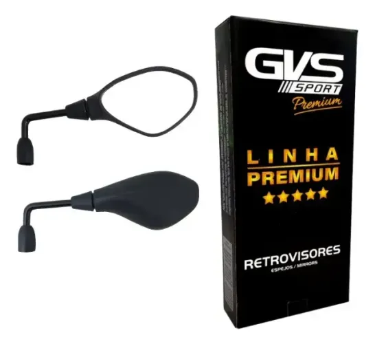 Retrovisor Bmw F800 Haste Longa Rebaixada Convexa Fumê Honda