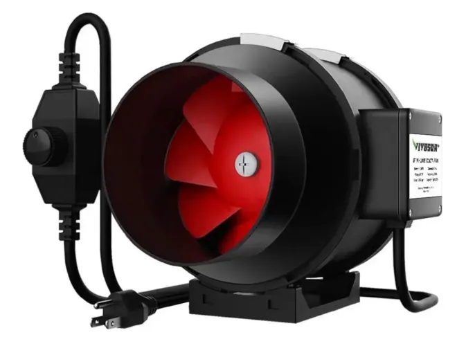 Exaustor Turbo Max Vivosun 150mm / 660m³ Grow Cultivo Indoor