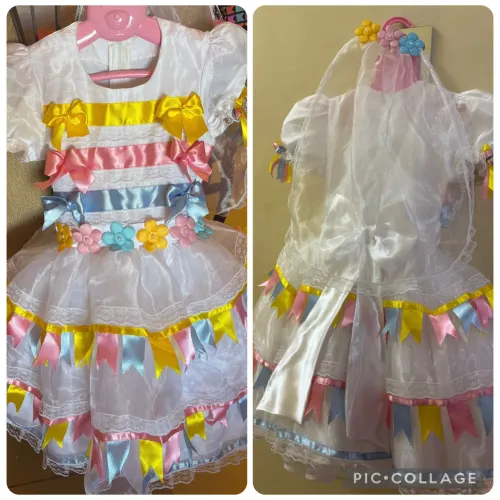 Vestido junino noivinha.