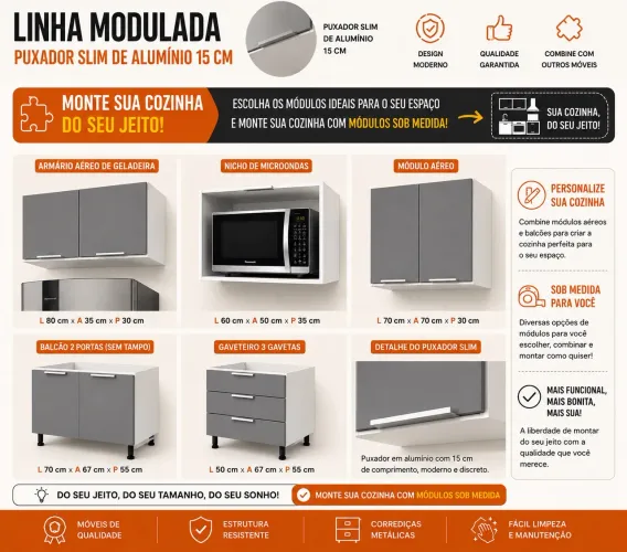 Móveis modulados