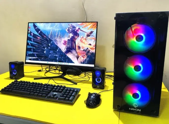 PC Gamer Core i7-3770 Placa Video RX 550 16gb Ram Ssd 240 Hd 500 Tela 22 