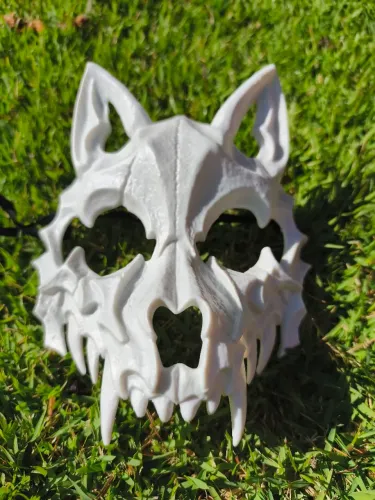 Máscara de lobo para Halloween 