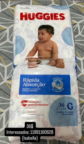 Fralda Huggies G