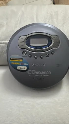 Discman da Sony original único dono pouco usado raridade 