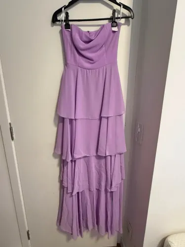 VESTIDO DE FESTA MARCA AVERARA COR LAVANDA - USADO UMA ÚNICA VEZ